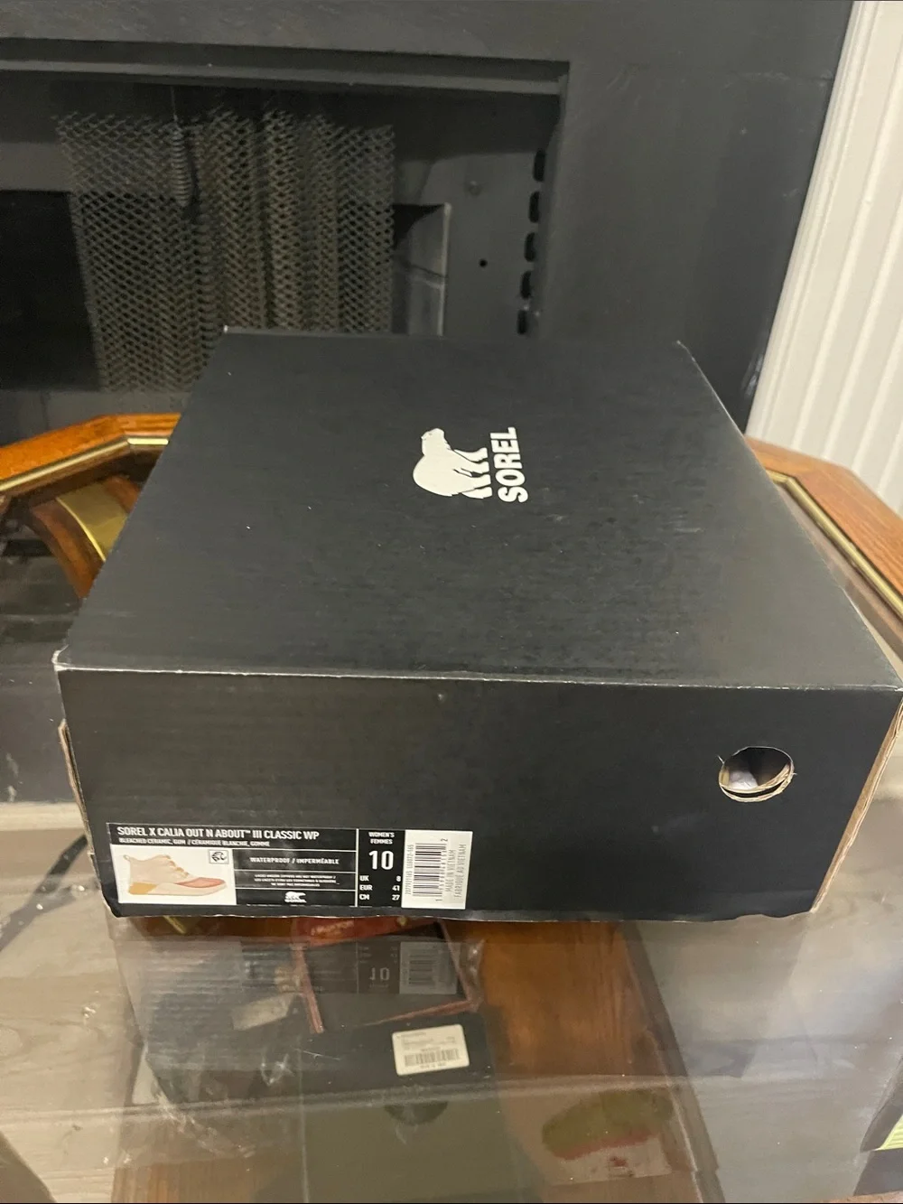 Sorel Out N About III Classic WP Sneakers - Bleached Ceramic & Gum